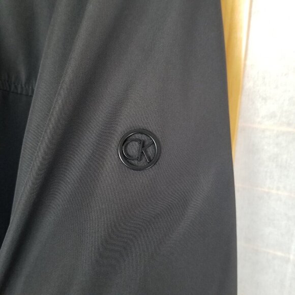 Men's Calvin Klein Black XXL Jacket Zip Up Harrington Bomber - Picture 4 of 10